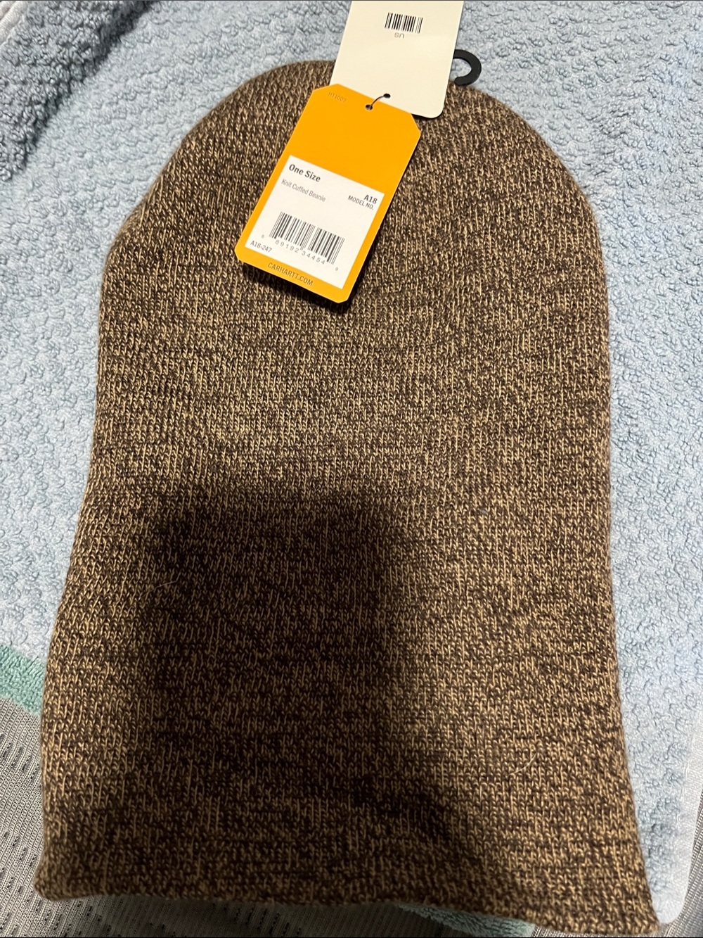 Carhartt Brown Marled Knit Beanie